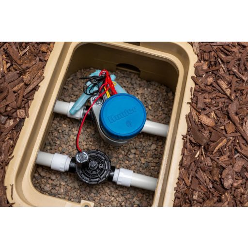 HUNTER Bluetooth vezérlő NODE-BT-100 - elemes, PGV101G-B BSP mágnesszeleppel, 1 körös, kültéri