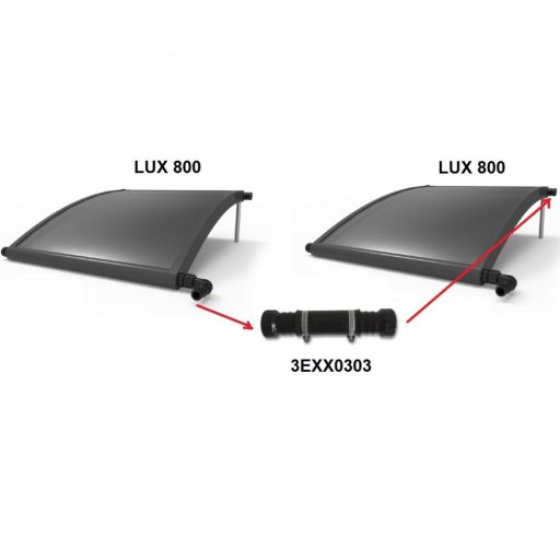 LUX 800 szolár panel - kollektor összekötő szett