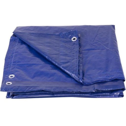 Téli védőtakaró, Deluxe PE, kör fémpalástos medencékhez, D5.4 m, kék
