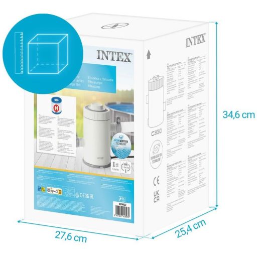INTEX C330, Papírszűrős vízforgató 1,2m3/h (26602)