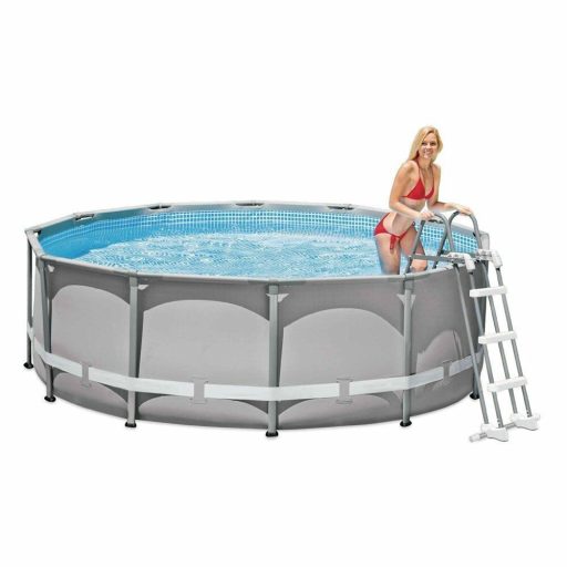 INTEX Biztonsági medence létra 4 fokos 132cm magas medencékhez (28077)