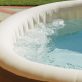 INTEX PureSPA Sahara Tan jacuzzi, 4 személyes, kerek, D196 x 71 cm, bézs / fehér (28426)