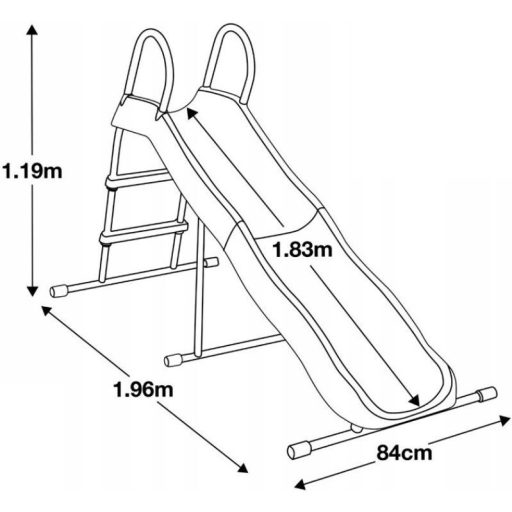 INTEX Kerti csúszda, 196 x 84 x 119 cm (44106)