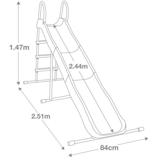 INTEX Kerti csúszda, 251 x 84 x 147 cm (44107)