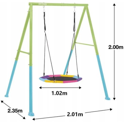 INTEX Kerti fészekhinta, 201 x 235 x 200 cm (44111)