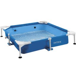   INTEX Square Frame Pet Pool Set kisállat medence szett, 152 x 152 x 30.5 cm (48402)