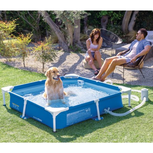 INTEX Square Frame Pet Pool Set kisállat medence szett, 152 x 152 x 30.5 cm (48402)