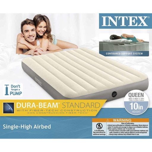 INTEX Deluxe Single-High felfújható matrac, 152 x 203 x 25cm (64103)