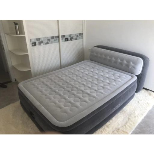 INTEX Ultra Plush felfújható vendégágy fejtámlával, 152 x 236 x 86cm (64448)