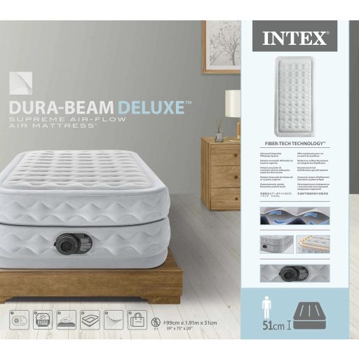 INTEX Supreme Air-Flow felfújható vendégágy, 99 x 191 x 51cm (64488)